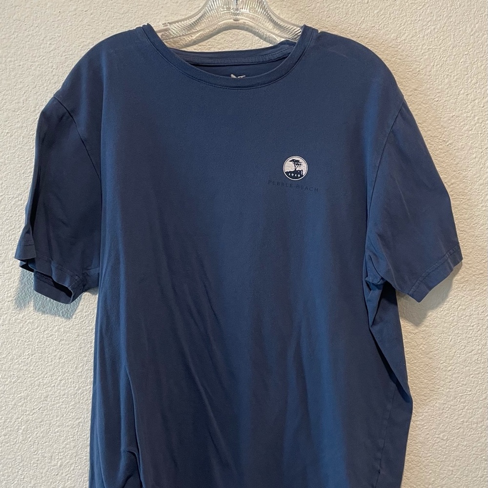 Soft Tee Navy Pebble Beach Tee